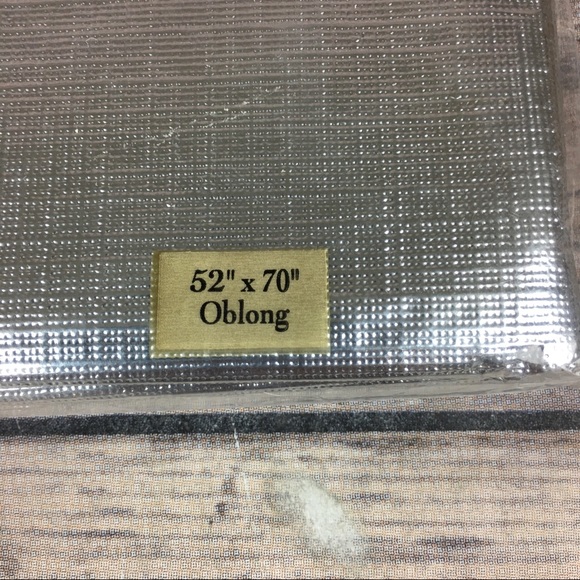 Dayton Hudson Corporation Dining Dazzle Silver Vinyl Tablecloth